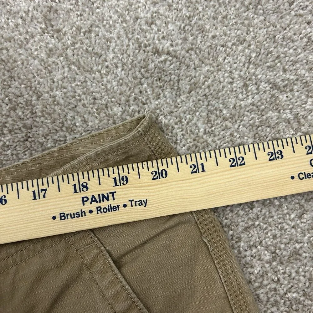 L.L Bean Shorts Mens's Size 42 Beige Cargo Utility Pockets Cotton Casual Outdoor